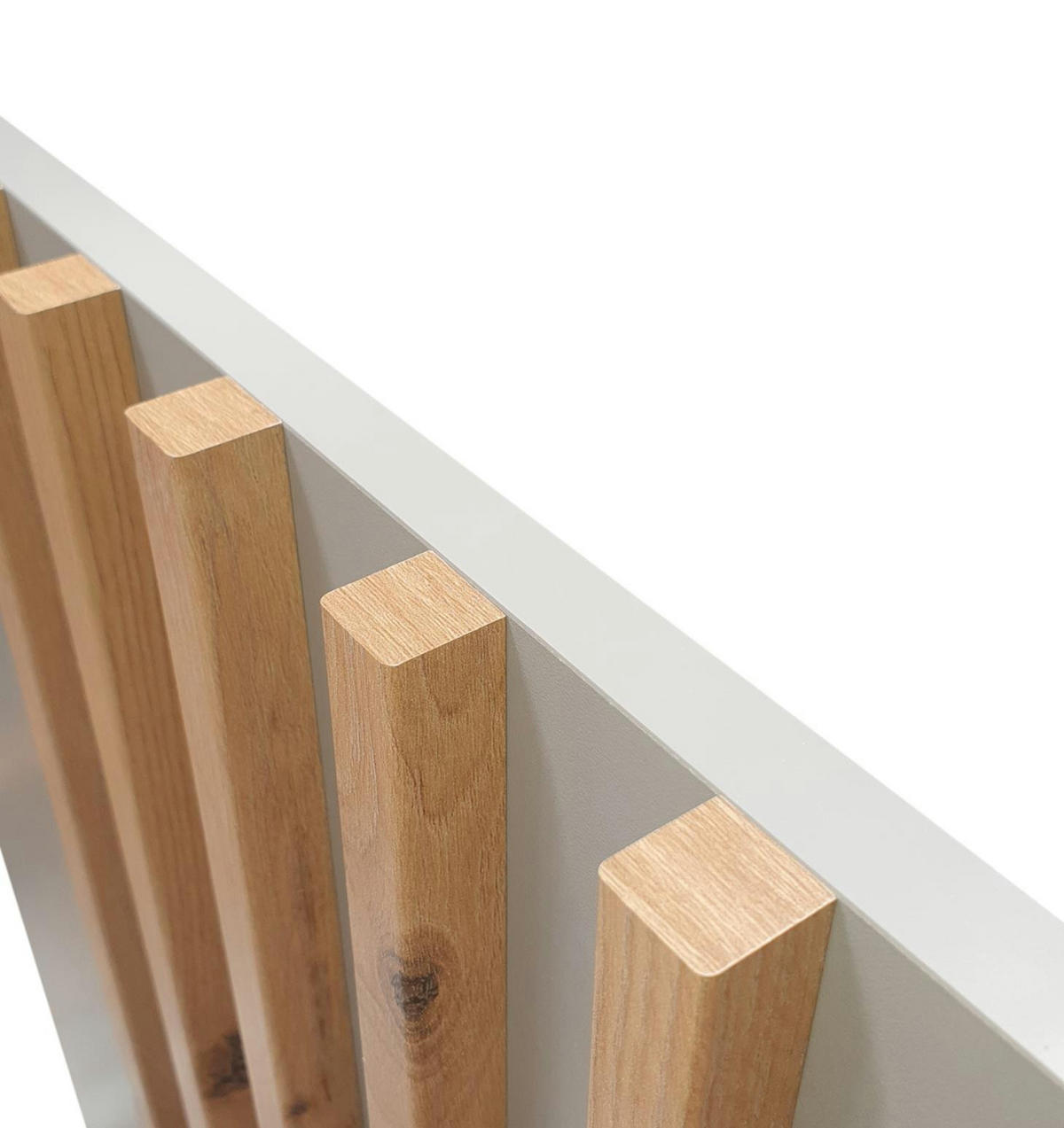 KOMMODE Nelly 3D Graphit, Zweitürig mit Schubladen - Grau, Holzwerkstoff (105/86/45cm) - Bettso