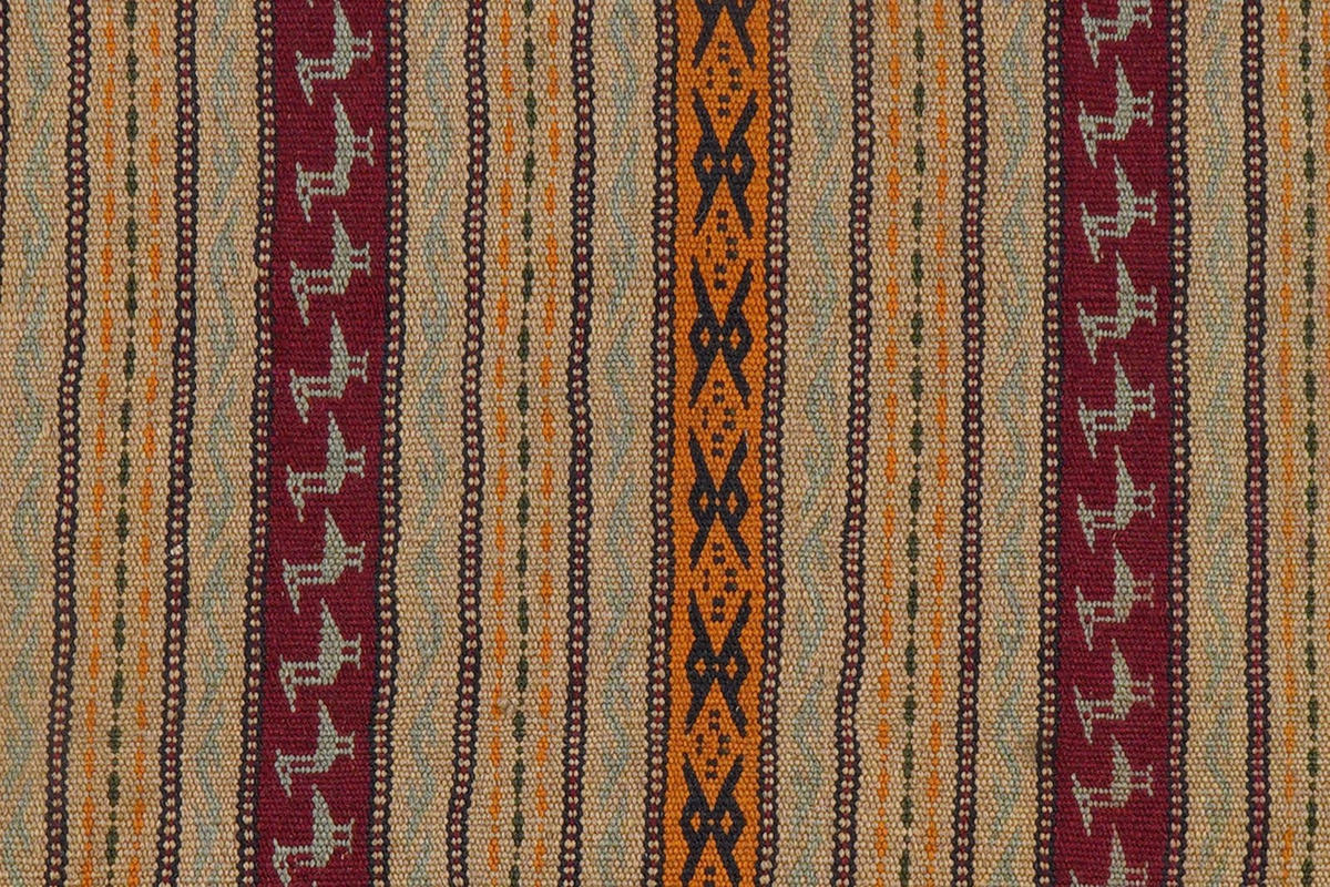 KELIM-TEPPICH handgewebt Kordi Beige, Bunt 150/97 cm Schurwolle - Beige/Multicolor, Textil (97/150cm) - Looma