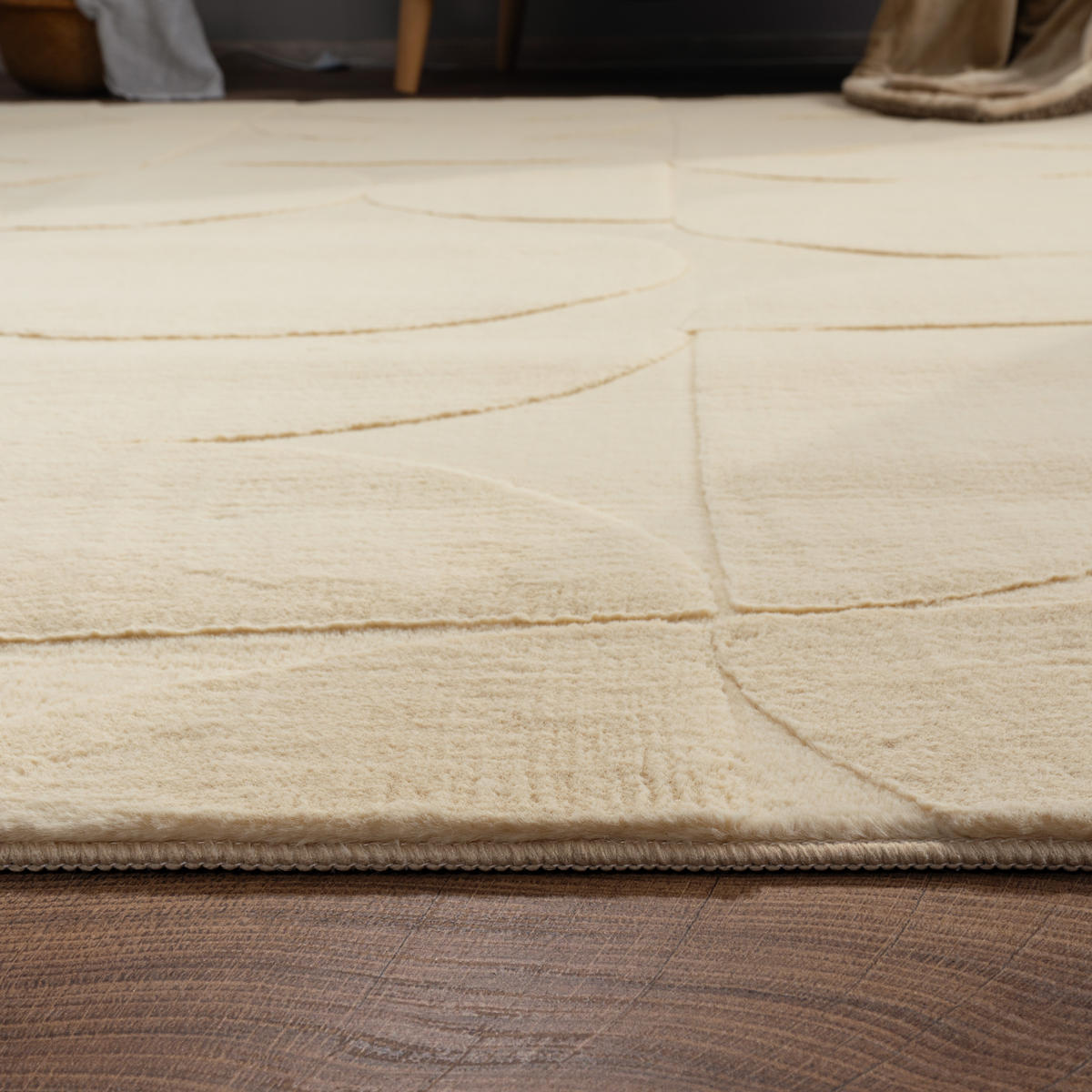 KURZFLORTEPPICH 80/150 cm Lelystad 526 - Beige, Textil (80/150cm) - Paco Home