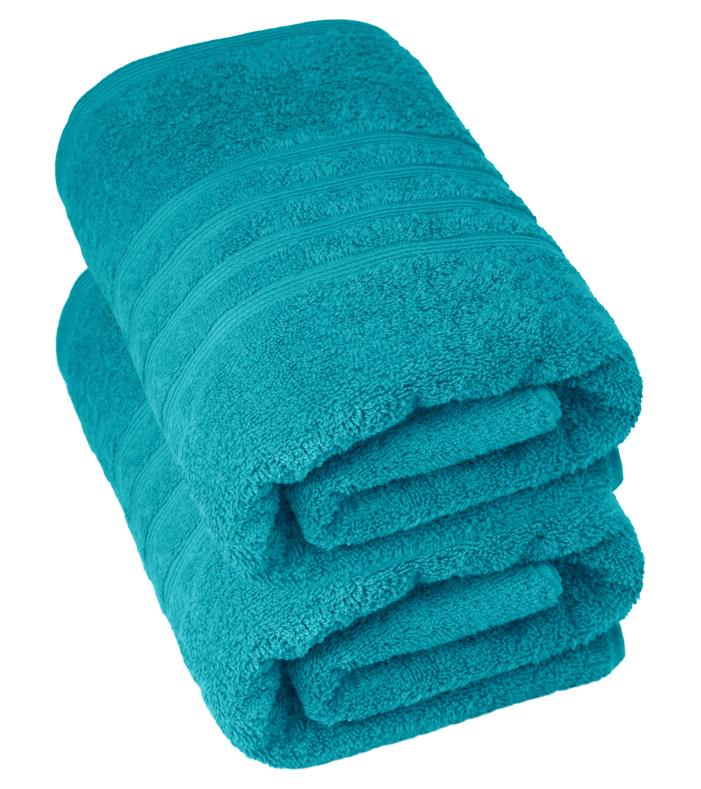 DUSCHTUCH London Nautic Grün 2er Set 70x140 - Smaragdgrün, Textil (70/140cm) - Lashuma