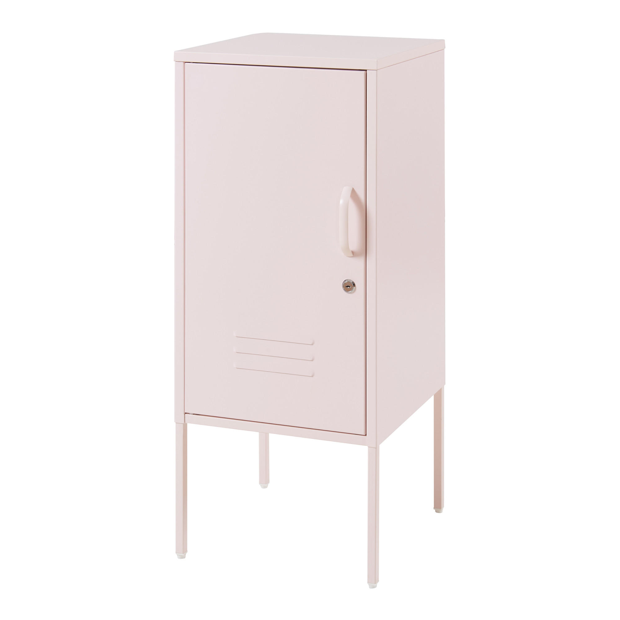 NACHTTISCH Hausjärvi - Rosa, Metall (35/82/35cm) - [en.casa]