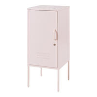 NACHTTISCH Hausjärvi - Rosa, Metall (35/82/35cm) - [en.casa]