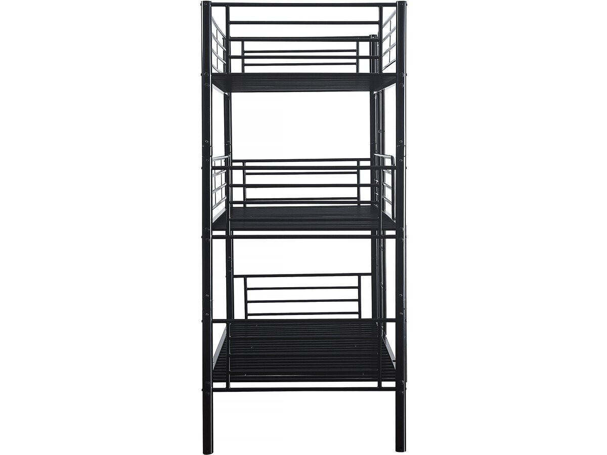 ETAGENBETT havin Schwarz - Schwarz, Metall (190/90cm) - Habitat Garten