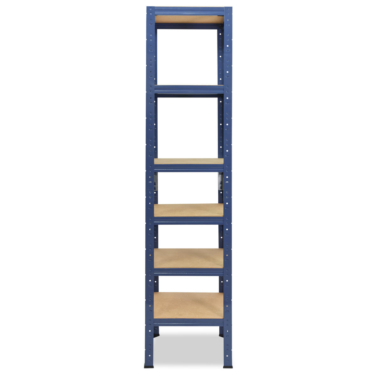 SCHWERLASTREGAL HOME 200x50x50 cm in blau mit 6 Böden und 145 kg Traglast pro Boden - Blau, Metall (50/200/50cm) - shelfplaza