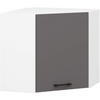 HÄNGESCHRANK Weiß, Graphit Grau 58/60/30 - Graphitfarben/Weiß, Holzwerkstoff (60/58/30cm) - RAUMHIRSCH FURNITURE