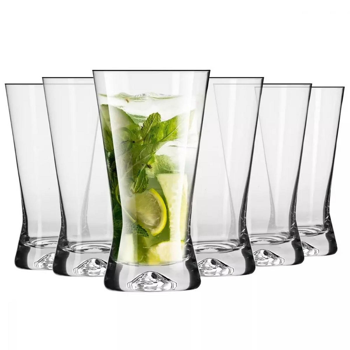 WASSERGLÄSER, 6er-Set, 360 ml - Transparent, Glas (0.36L) - Krosno Glass