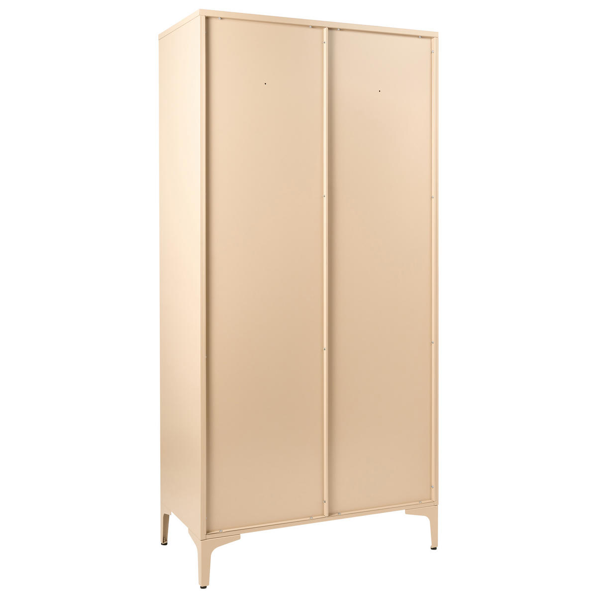 ŠATNÍ SKŘÍŇ Béžová Kov Ardura - béžová, kov (85/184/45cm) - Beliani