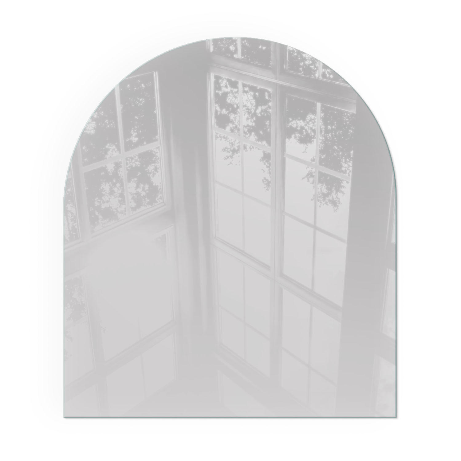 GLASPLATTE für Kamin 80x70 cm - Grau, Glas (80/70/0.4cm) - TULUP