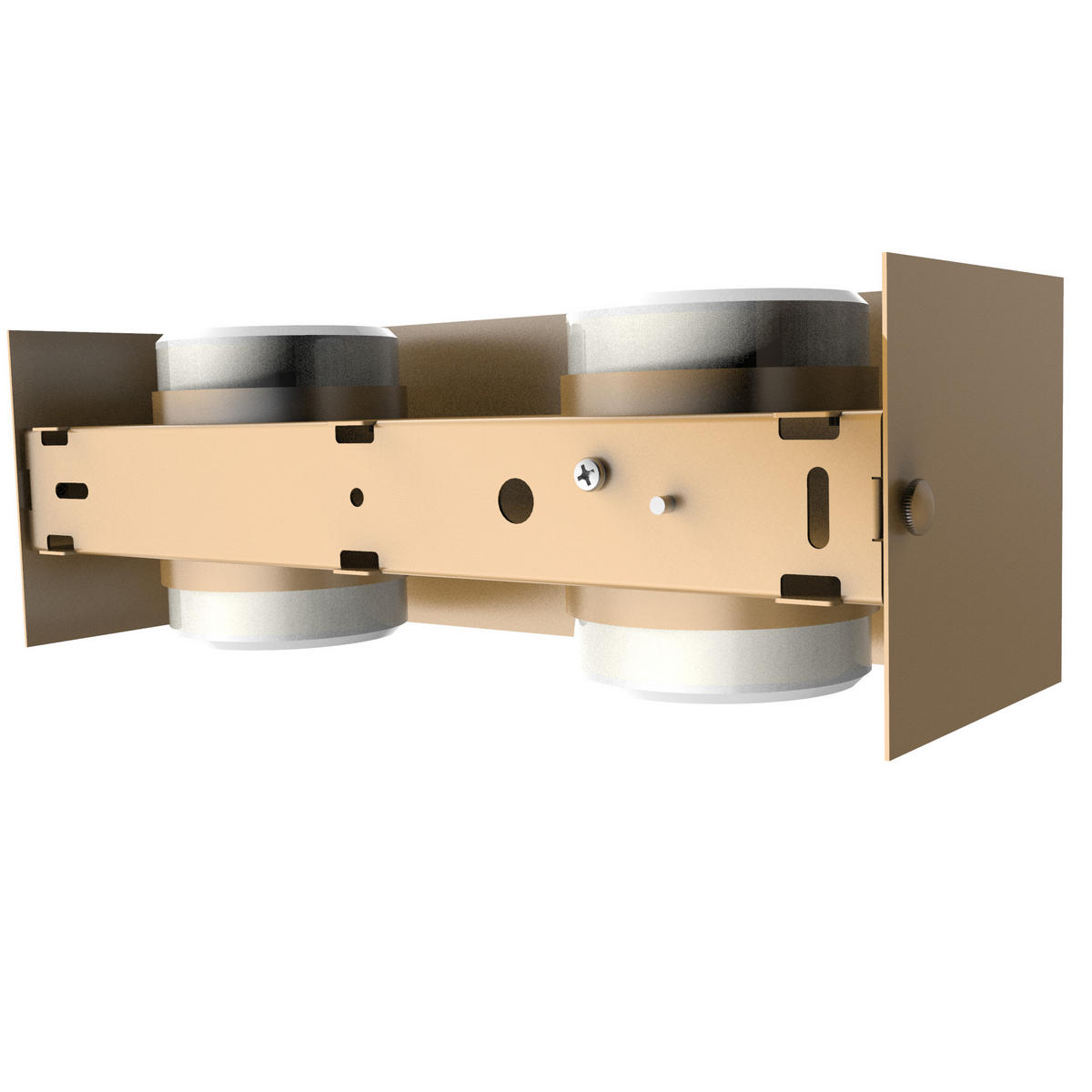 WANDLEUCHTE - Kupferfarben, Metall (30/10/10cm) - Lumicom