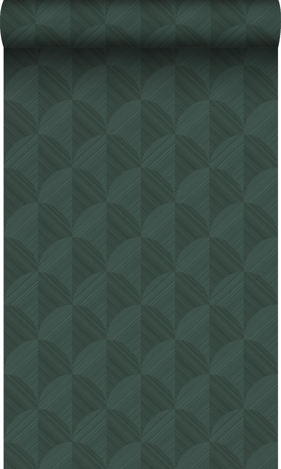 TAPETE 3D Muster 50 x 900 cm - Grün, Papier (50/900cm) - Origin Wallcoverings
