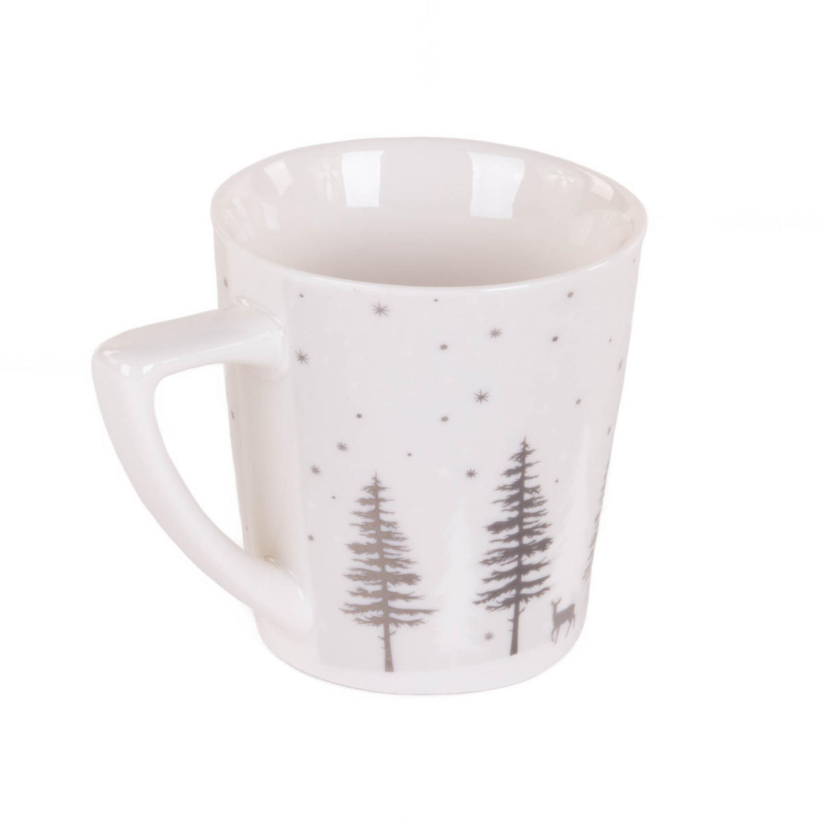 BECHER Vancouver 300 ml - Grau, Keramik (300L) - Boltze Home