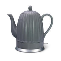 WASSERKOCHER ELEKTRISCH Grau 16/16/24 cm MR077 - Grau, Keramik (16/24/16cm) - Maestro 