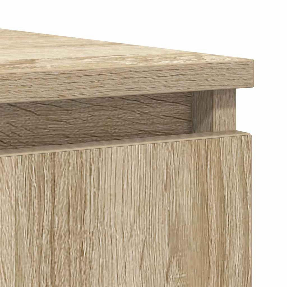 SIDEBOARD Mit Schubladen Sonoma-Eiche 100,5/35/98,5 Cm - Braun, Holzwerkstoff (35/98.5/100.5cm) - vidaXL