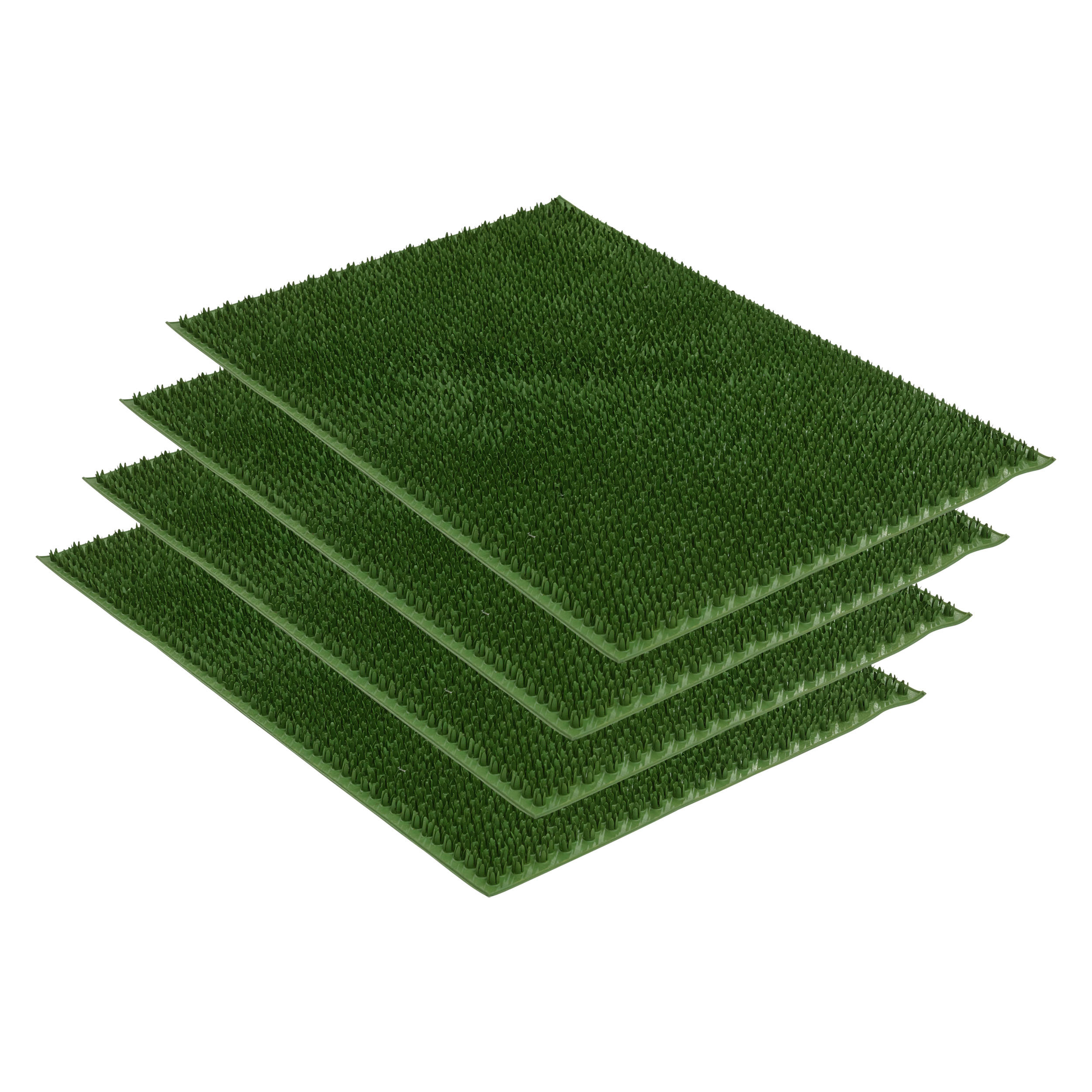 FUSSMATTE FÜR AUßEN ZOE 4ER SET - Grün, Textil (40/60cm) - Astra