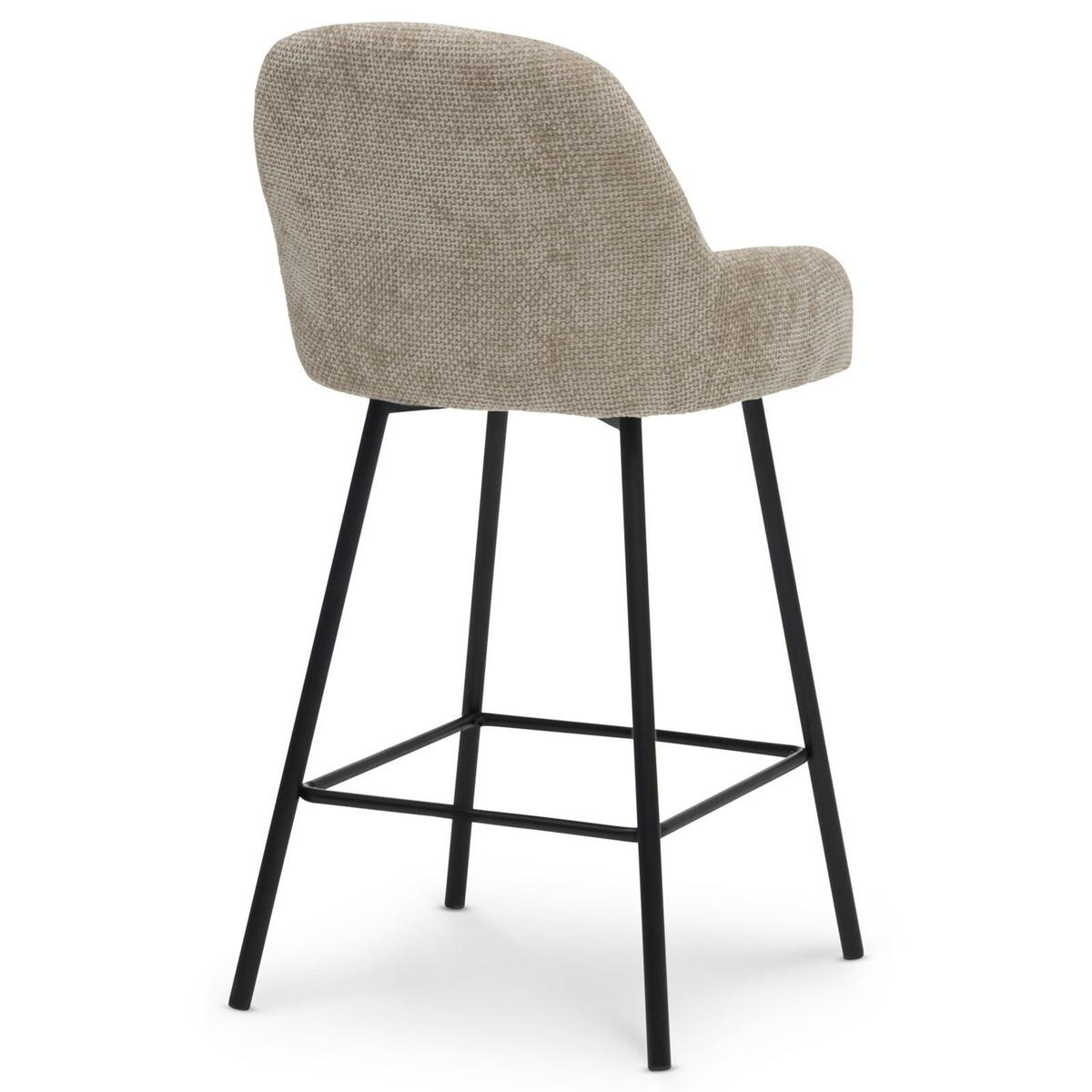 BARHOCKER VIVIANNE 2ER-SET - Beige, Textil (50/95/53cm) - IDIMEX