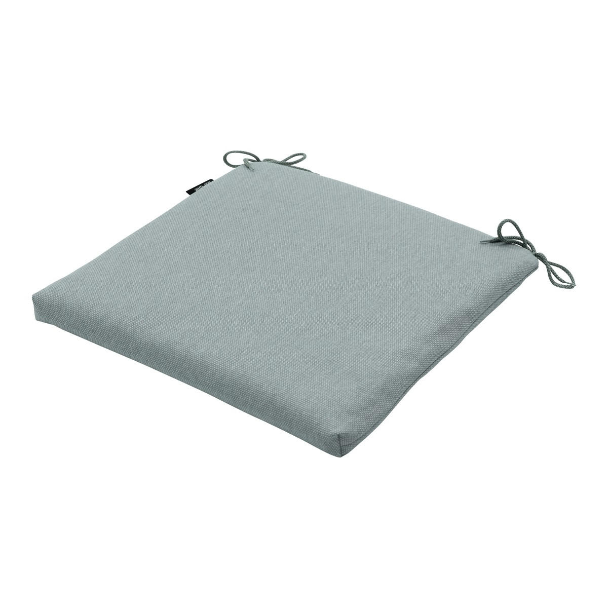 SITZKISSEN Canvas 40/40 cm 4er-Set - Silberfarben, Textil (40/4/40cm) - Madison