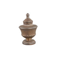 SKULPTUR Kristifor Braun 25.5/25.5/42.5cm - Braun, Keramik (25.5/42.5/25.5cm) - PTMD Collection