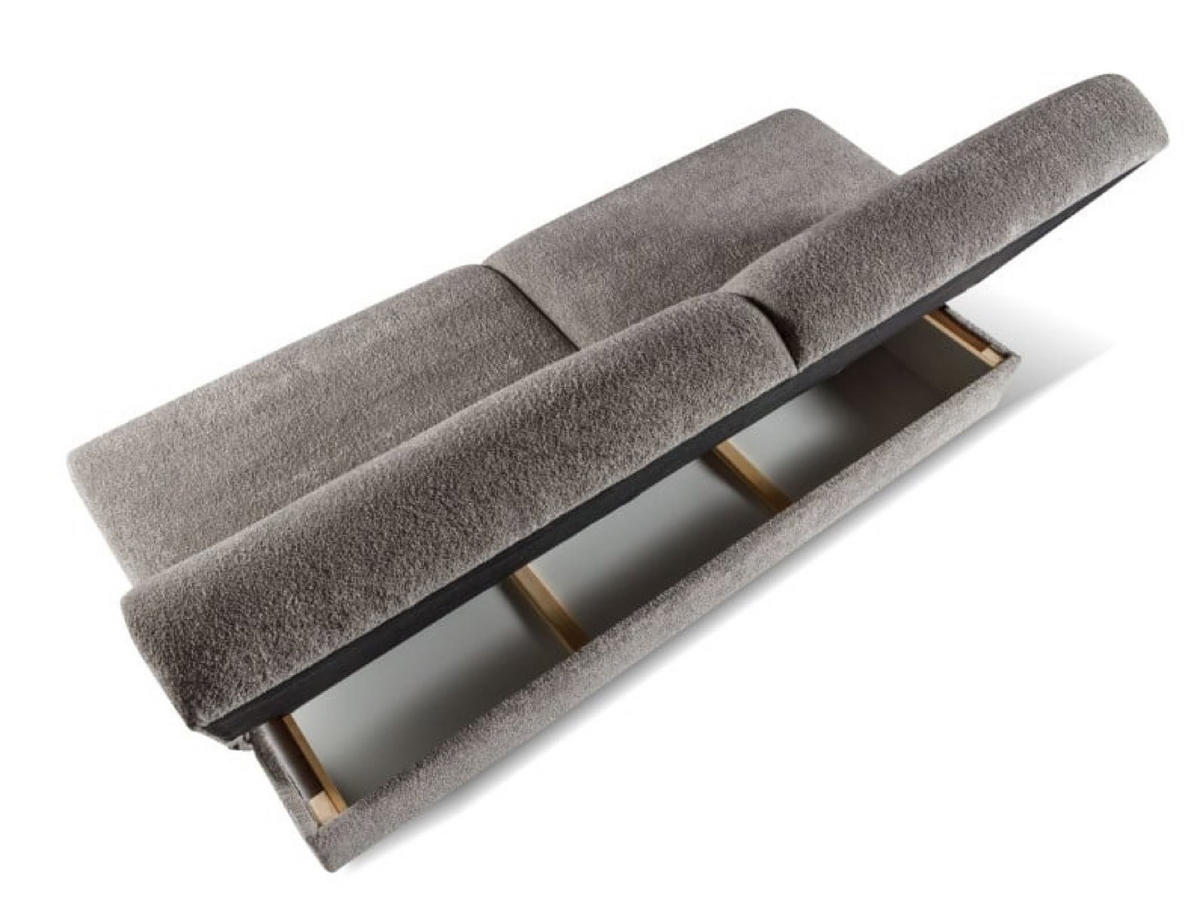 SOFA Grau Bergo Mit Schlaffunktion - Grau, Holzwerkstoff (199/91/91cm) - Sepro Meble