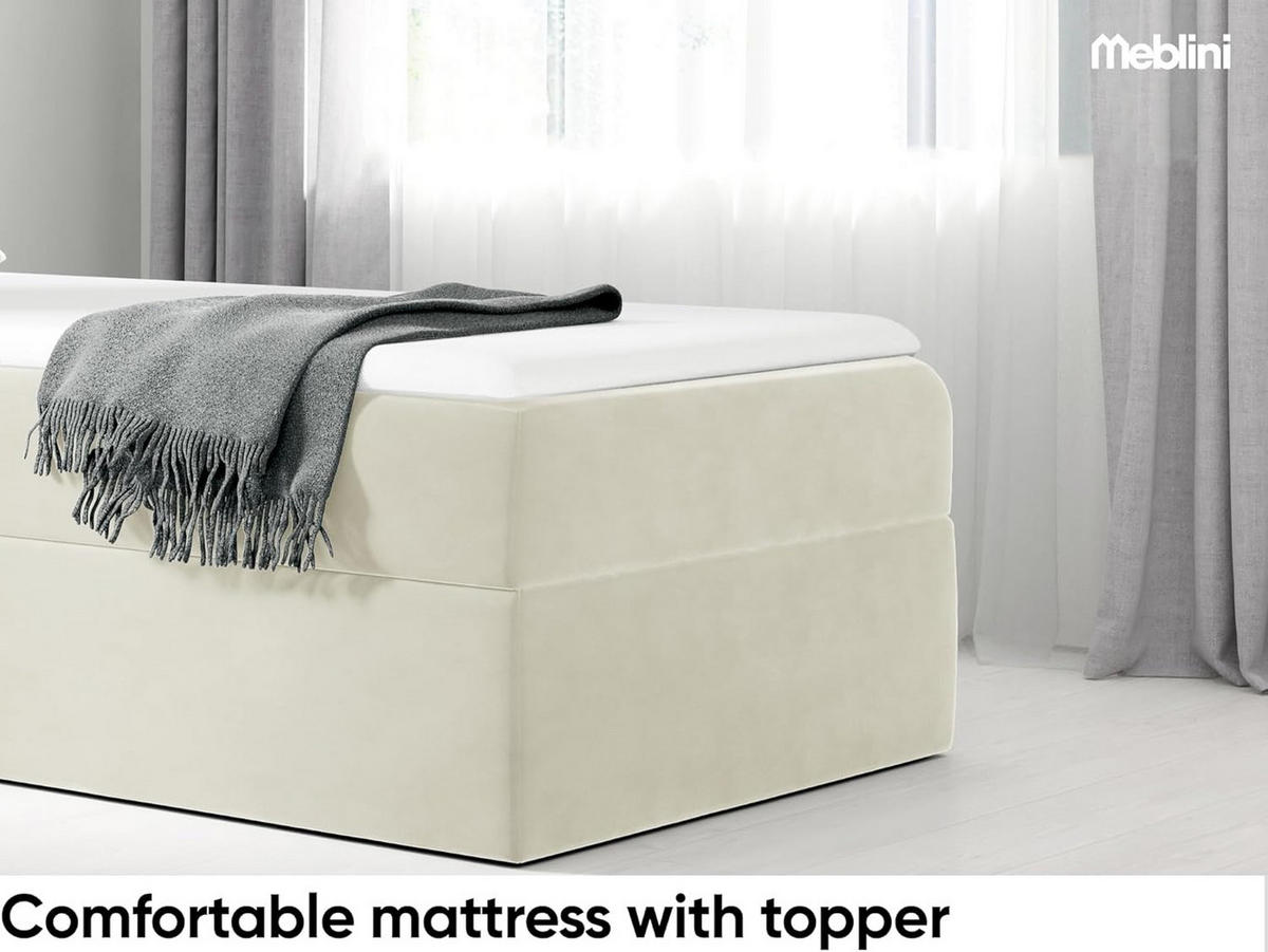 KINDERBETT MINO 3 - Creme, Holzwerkstoff (84/208cm) - Meblini