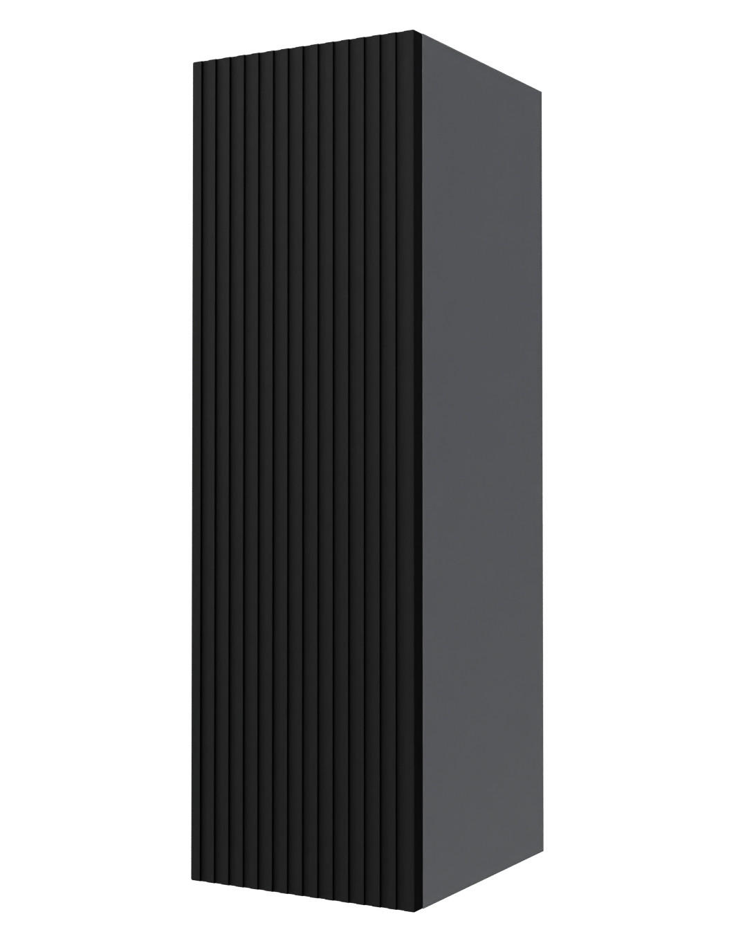 KÜCHENHÄNGESCHRANK Lamello W4/30 Schwarz Matt / Grau 30 / 32,5 / 96cm - Schwarz/Grau, Holz/Holzwerkstoff (30/96/32.5cm) - Feldmann-Wohnen