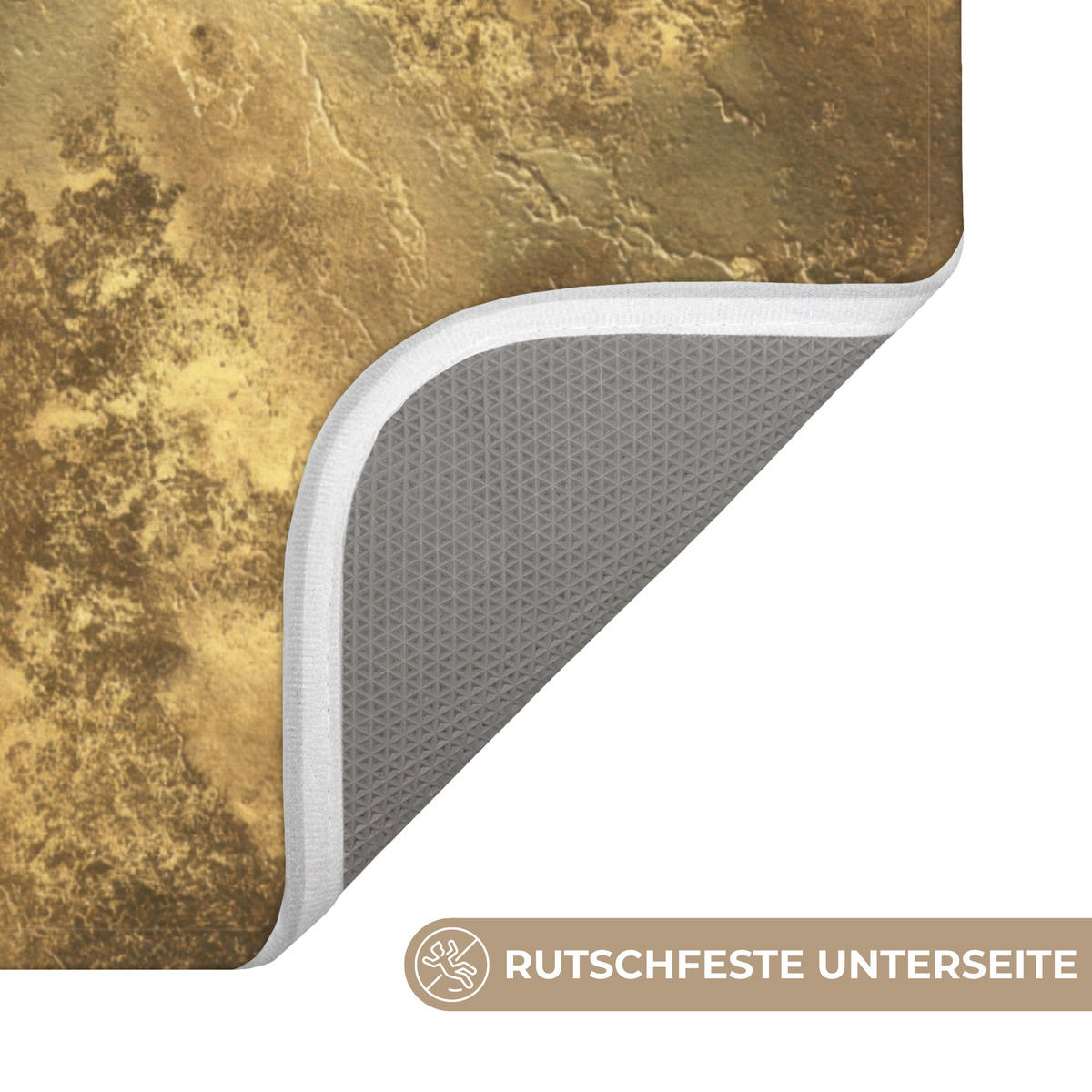 KÚPEĽŇOVÁ PREDLOŽKA Starožitný - metalický vzhľad - zlatý 60x90 cm - zlatá, textil/plast (60/90cm) - OnlyWow
