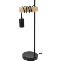 SCHREIBTISCHLAMPE Loft-Stil Ø 14/50 cm - Schwarz, Metall (14/14/50cm)