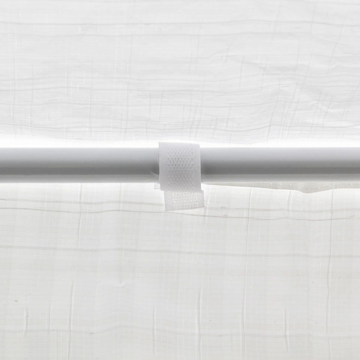 SEITENWAND Weiß 2er-Set - Weiß, Kunststoff (290/190/0.5cm) - Relaxdays