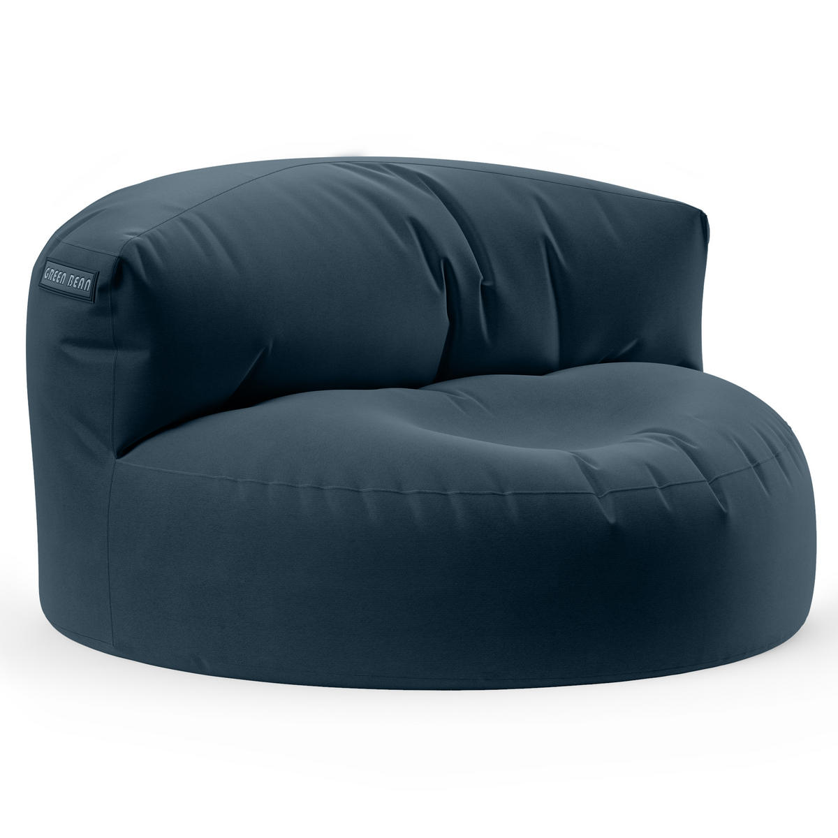 INDOOR OUTDOOR SITZSACK Lounge Sofa - Dunkelblau, Textil (90/50/50cm) - Green Bean