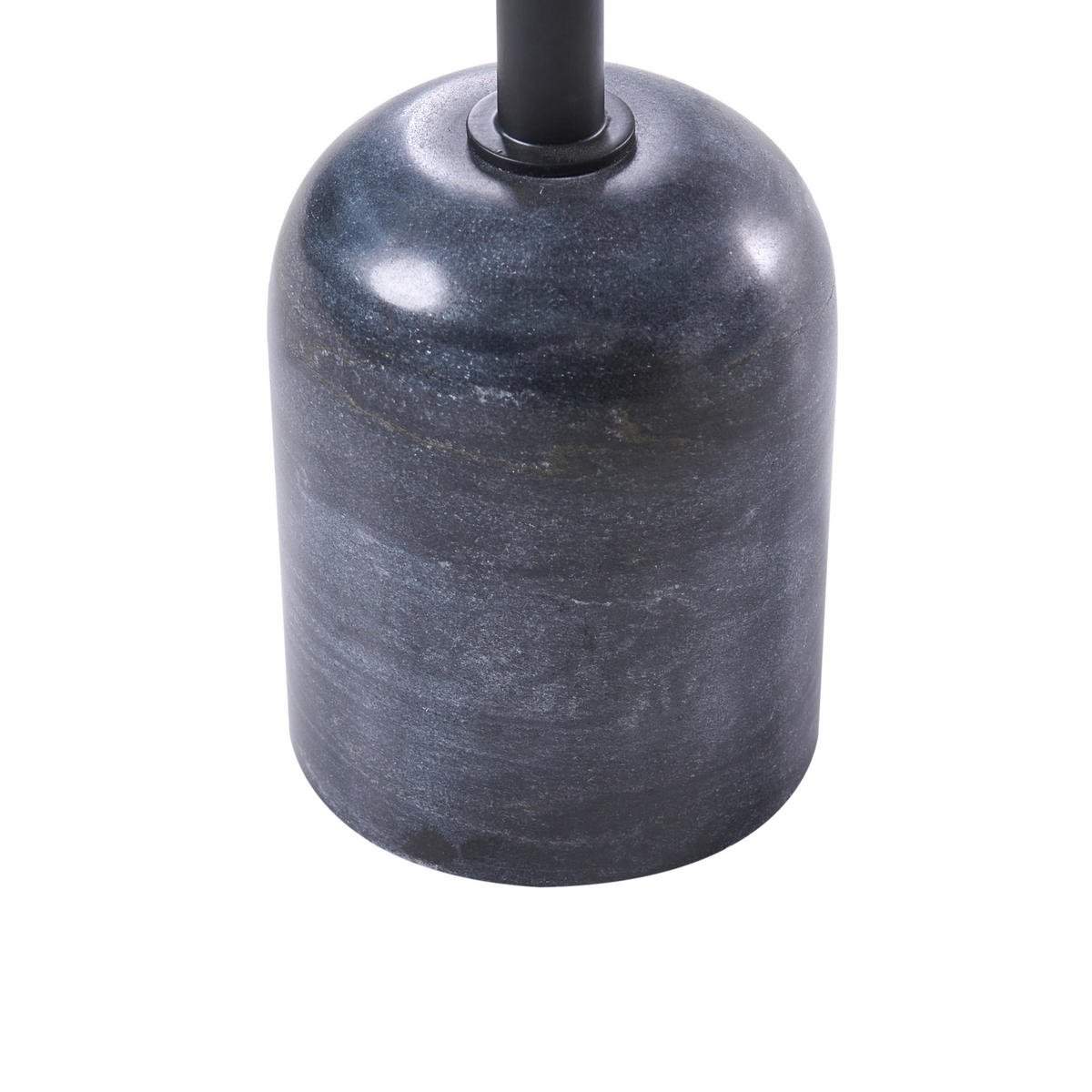 BEISTELLTISCH Metall Schwarz Rainy - Schwarz, Metall (30/30/50cm) - Beliani