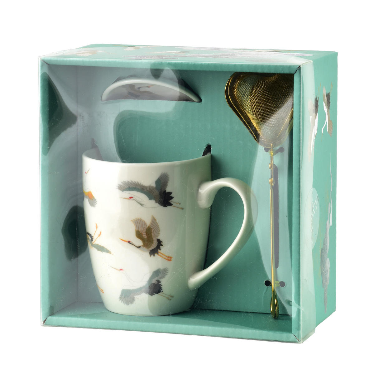 BECHER Arifa Weiß 8.5/12.5/10.5 cm Porzellan - Weiß, Keramik (0.37L) - Mondex