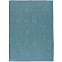 FLACHWEBETEPPICH waschbar Blau Harris 60/120 cm - Blau, Textil (60/120cm) - Atticgo