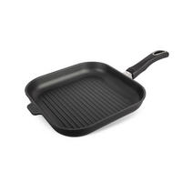 GRILLPFANNE 28 x 28cm - Schwarz, Kunststoff/Metall (28cm) - Gastrolux