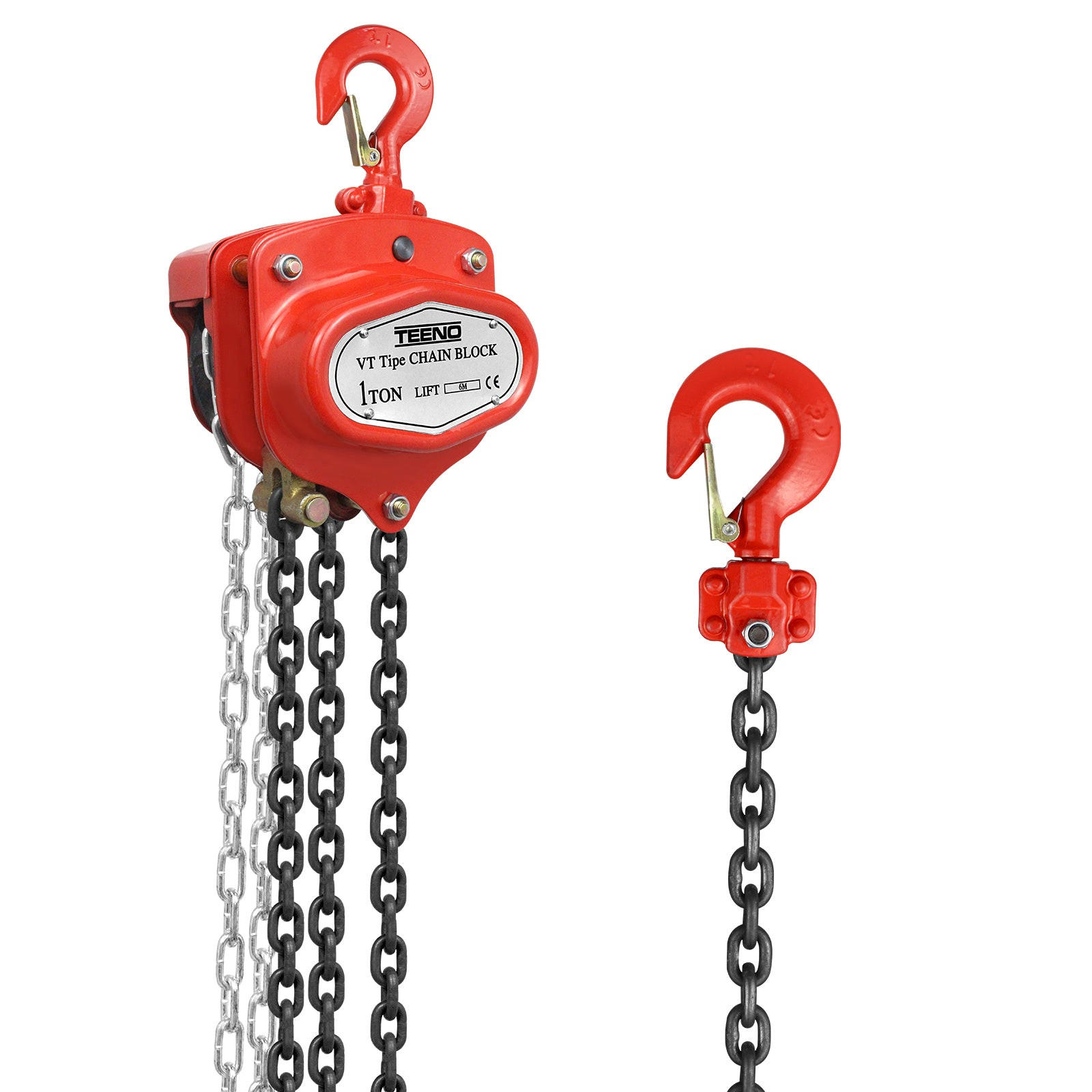 Teeno Handkettenzug Rot 17x24.5x25.5 cm