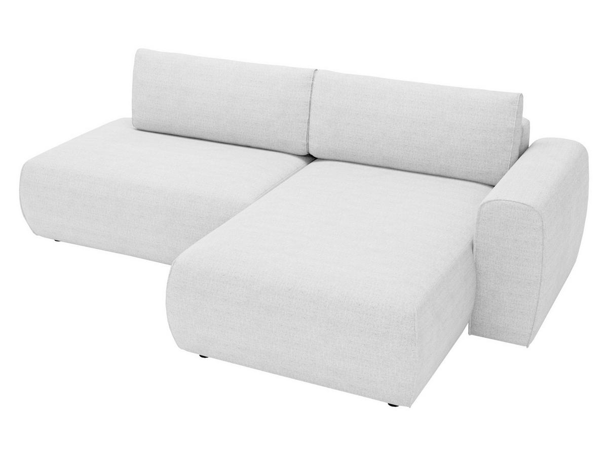 ECKSOFA Mila - Hellgrau/Schwarz, Holzwerkstoff/Kunststoff (164/264cm) - MIRJAN24