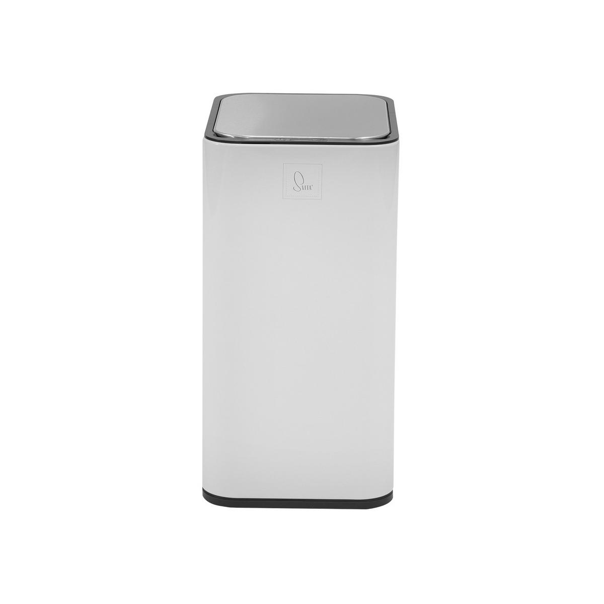 SENSORMÜLLEIMER SE13L - Weiß, Metall (21/40/29cm) - SVITA