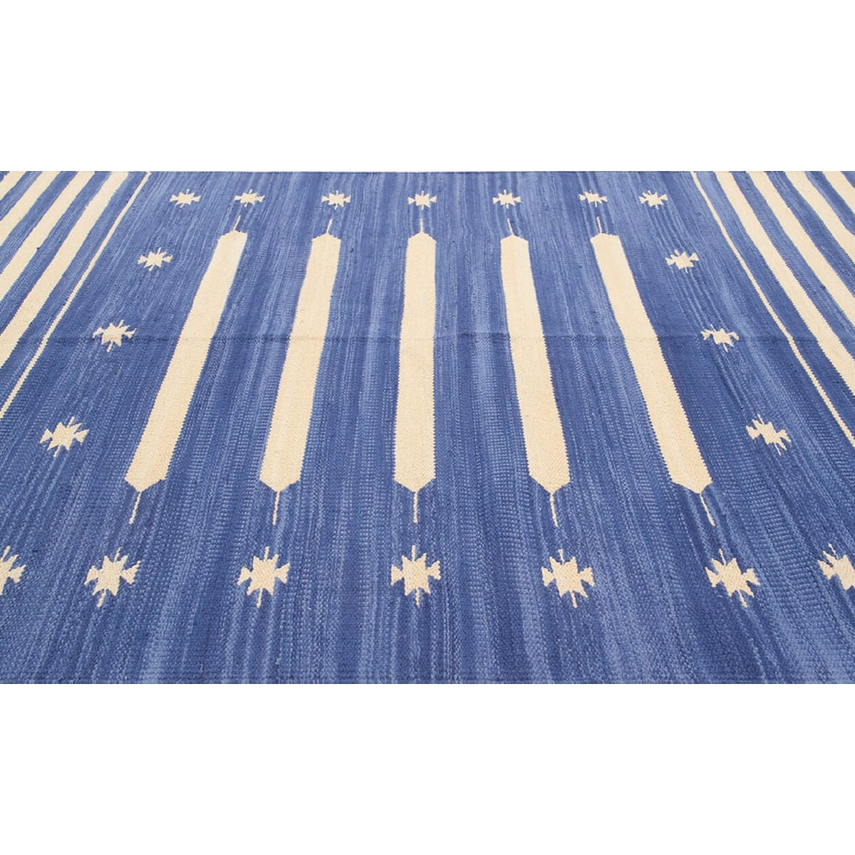 TEPPICH Moderner für Wohn- und Schlafzimmer PATIO Blau 140 x 200 cm - Blau, Naturmaterialien (140/200cm) - Novatrend