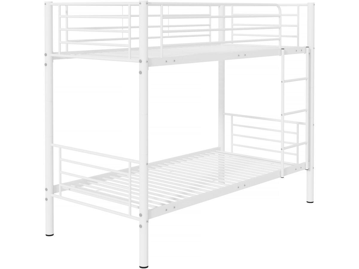 ETAGENBETT adam weiss - Weiß, Metall (90/190cm) - Habitat Garten