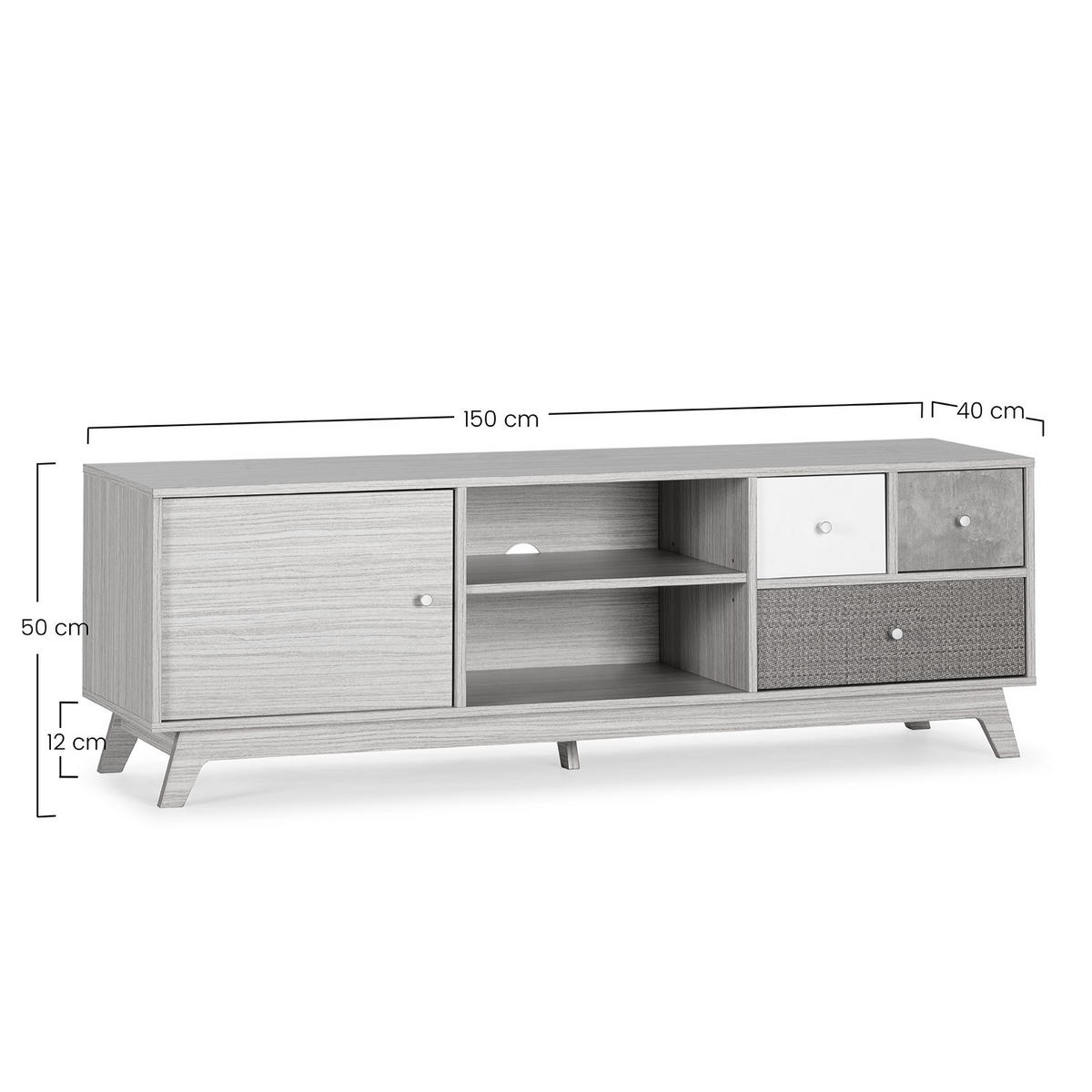 TV-ELEMENT Maia - Multicolor, Holzwerkstoff (150/50/40cm) - VS Venta-stock