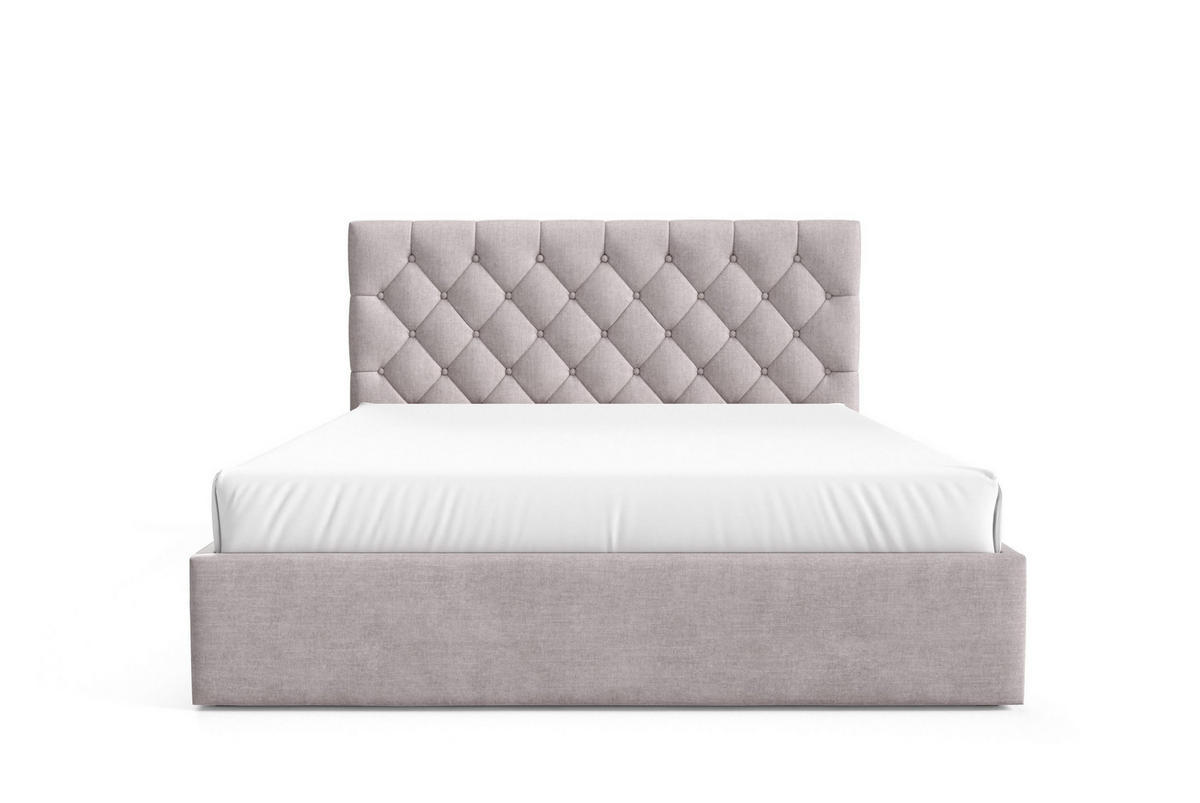 POLSTERBETT BEZA IV - Braun - Beige, Holz/Textil (140/200cm) - AN-Moebel 4u