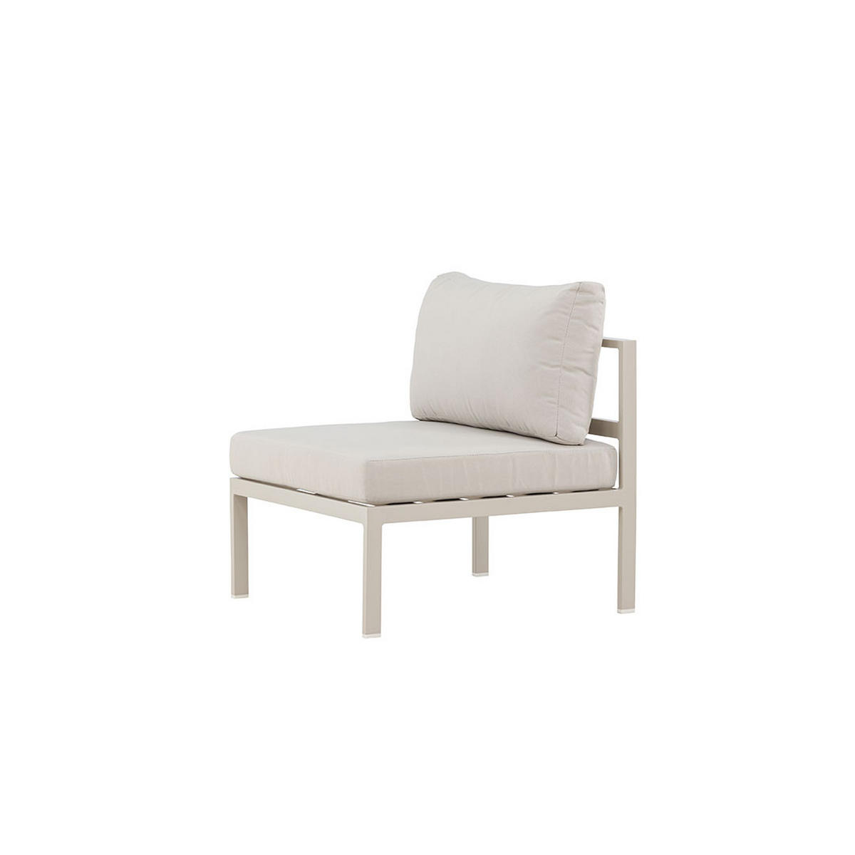 LOUNGESESSEL, Copacabana, Beige, Metall, 70 x 74 x 65 cm - Beige, Metall (70/65/74cm) - ebuy24