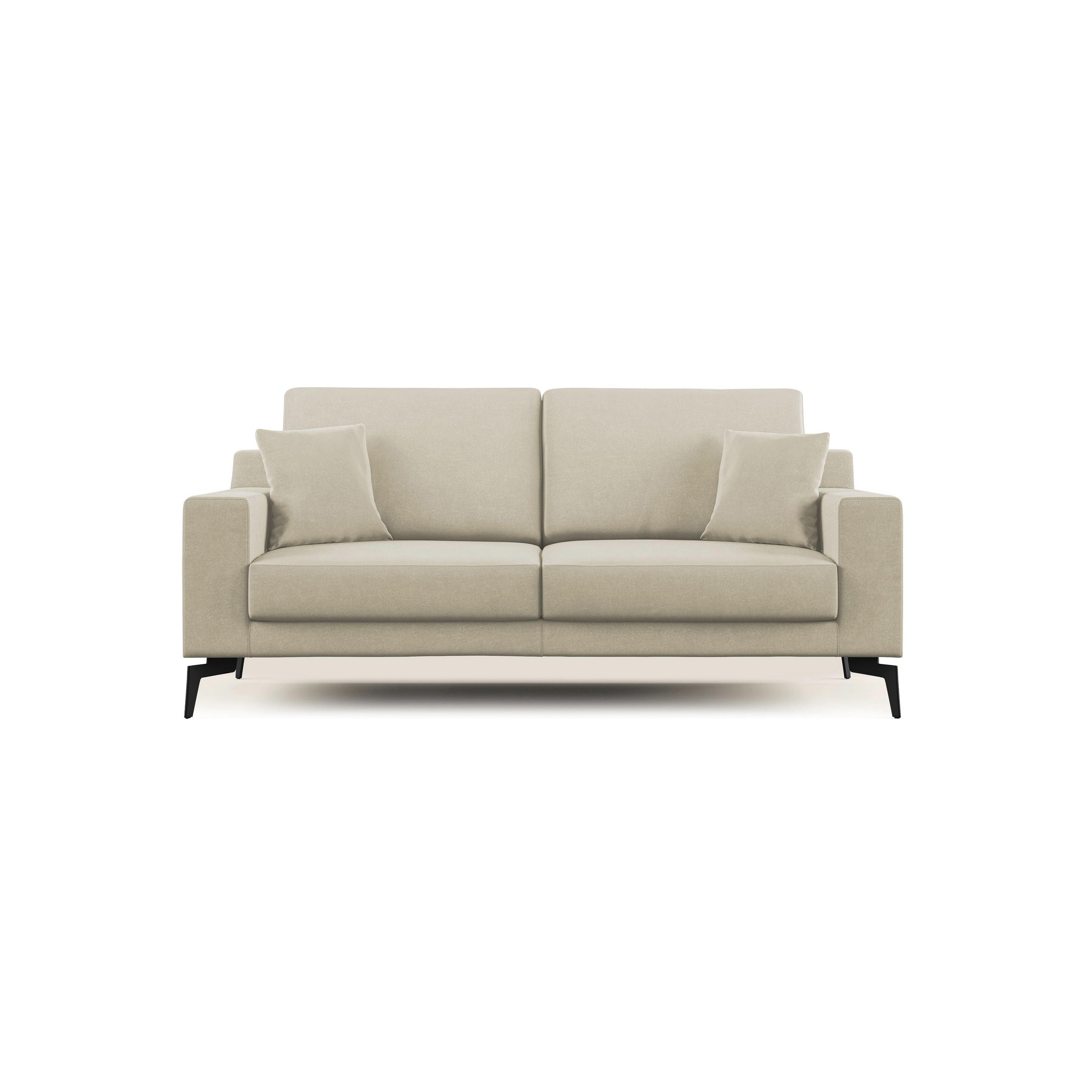 LINEARSOFA Prestige - Creme, Textil (206/95/91cm) - Divani.store