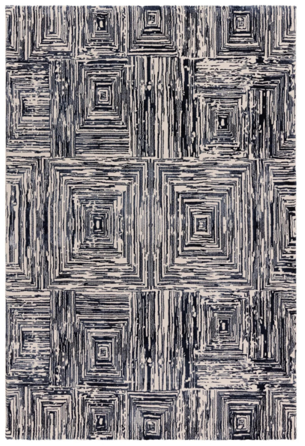TEPPICH modern Wohn-/Schlafzimmer ZUKA SKETCH Blau 120 x 170 cm - Blau, Textil (120/170cm) - Novatrend