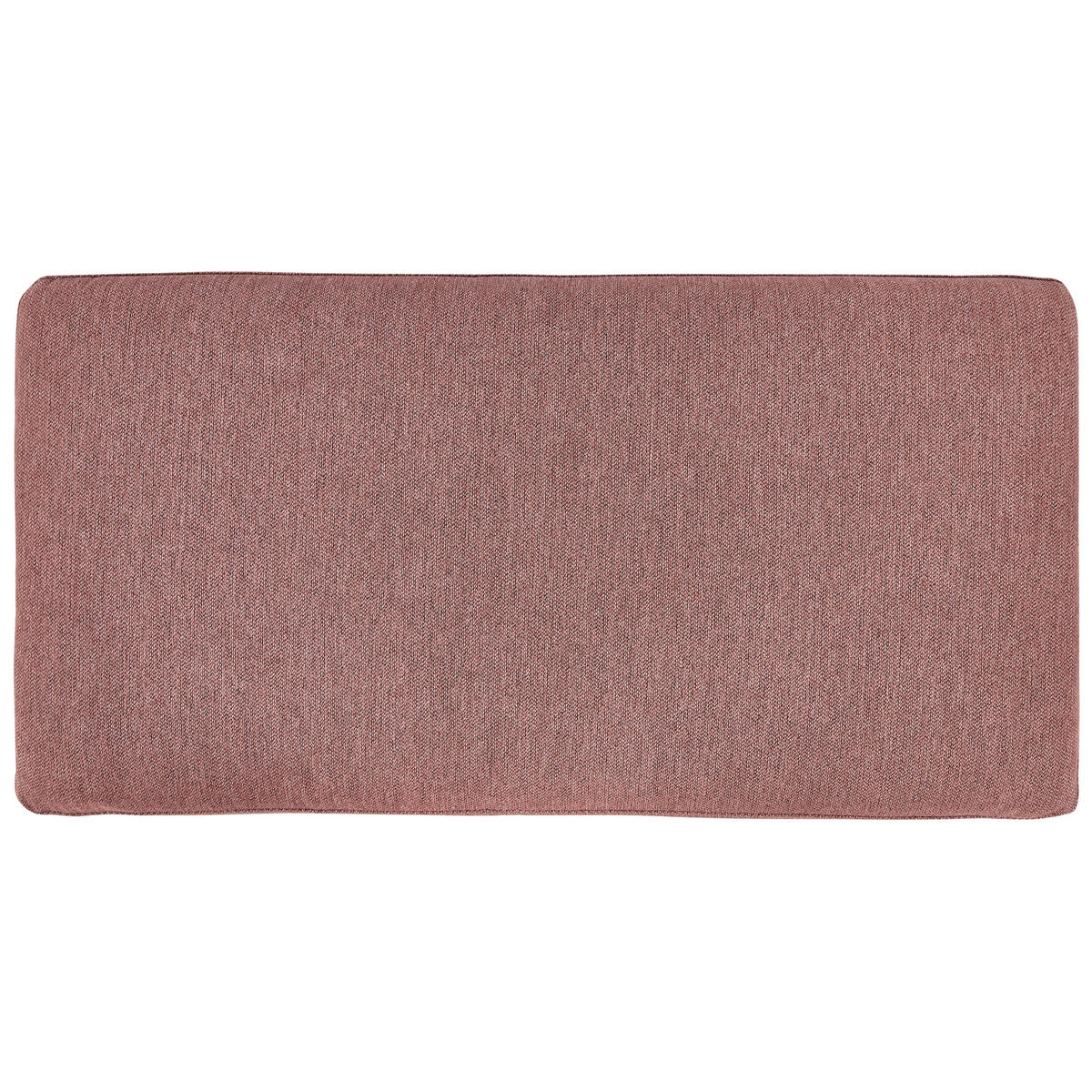 2-SITZER-ECKSOFA rosa-braun rechtsseitig Breda - Pink/Schwarz, Textil (192/155cm) - Beliani