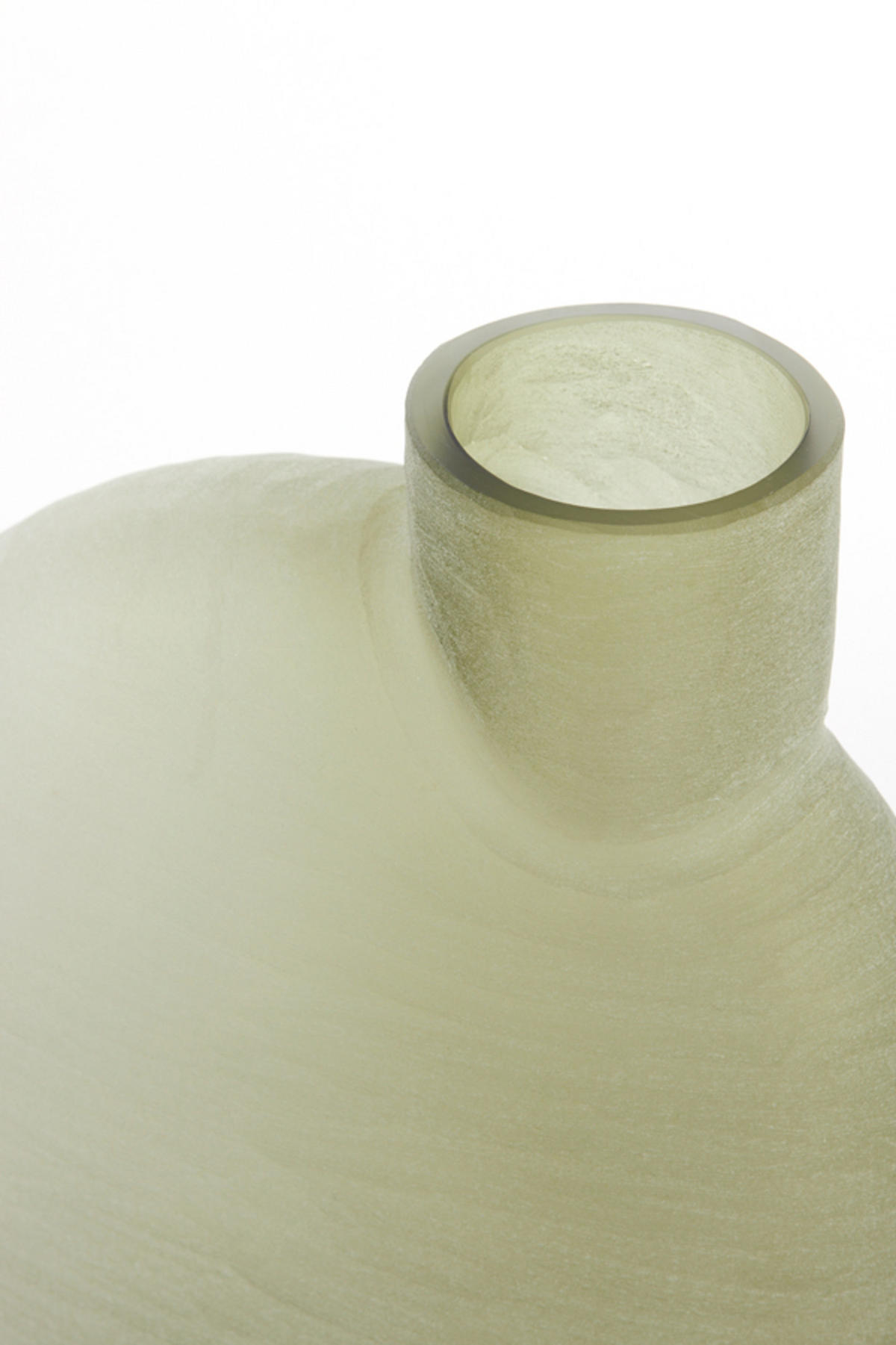 VASE Torna Grün Ø33/36,5 cm - Grün, Glas (36.5cm) - Light & Living