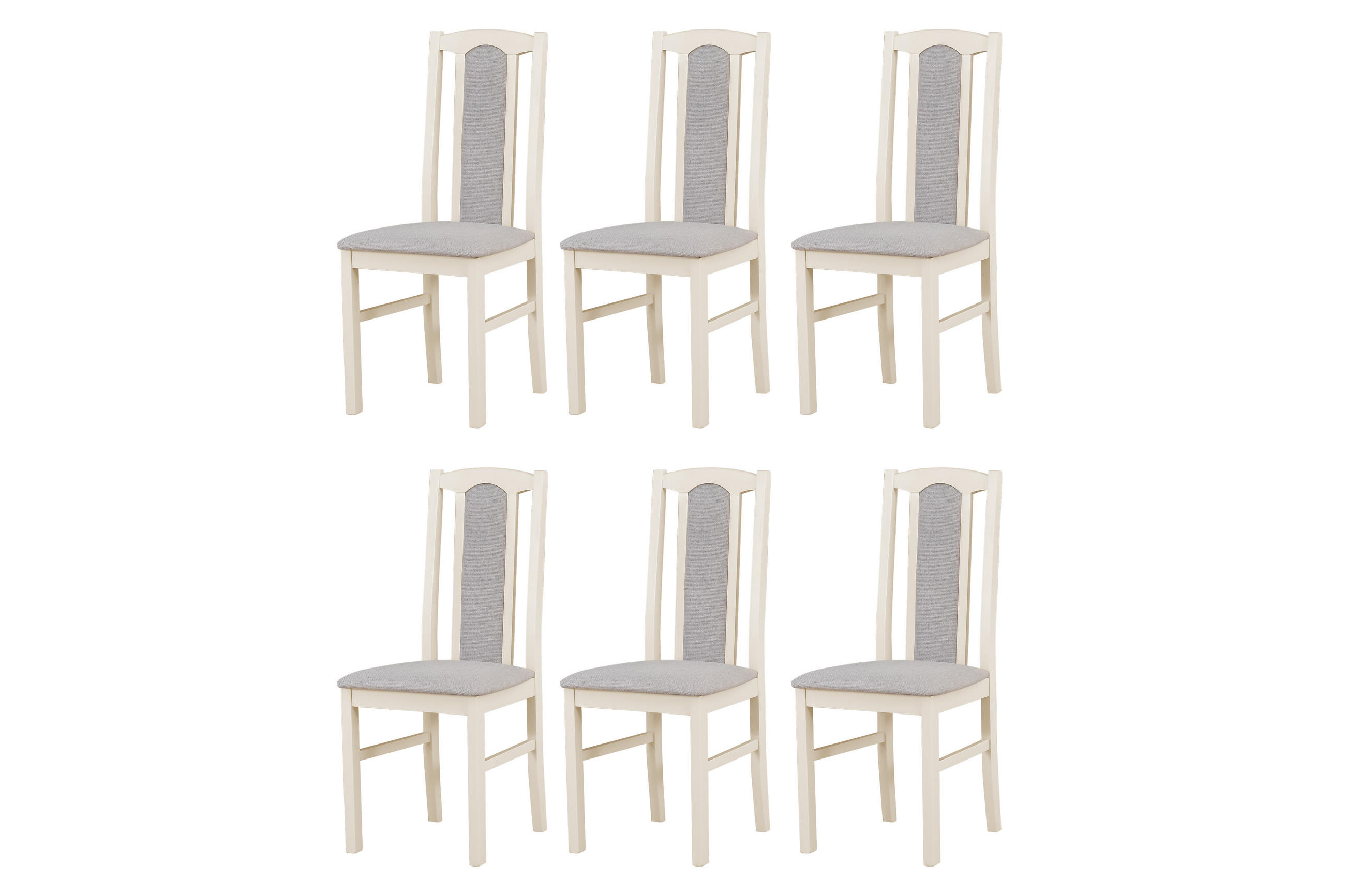 Leaf Design Esszimmerstuhl Beige, Blaugrau 43x95x40 cm