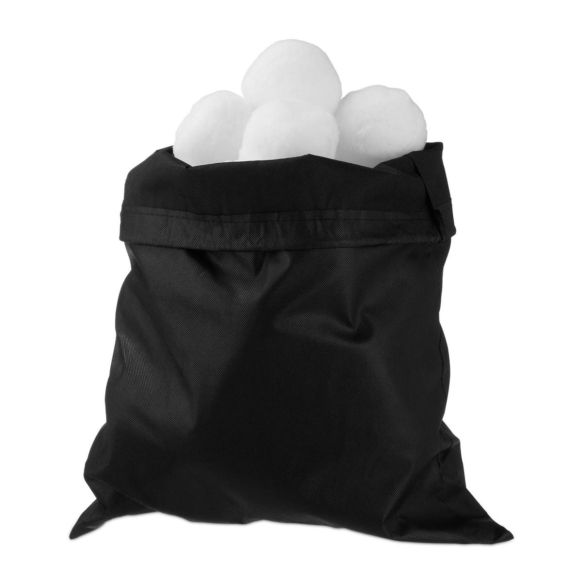 50XUMĚLÉ koule - bílá, textil (7.5/7.5cm) - Relaxdays