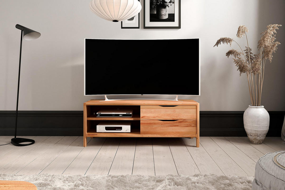 TV-SCHRANK PAUL Kernbuche - Kernbuche, Holz (111/48/50cm) - byoak