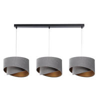 HÄNGELEUCHTE Grau 30/18 cm - Grau, Kunststoff (30/0.3/18cm) - ONZENO