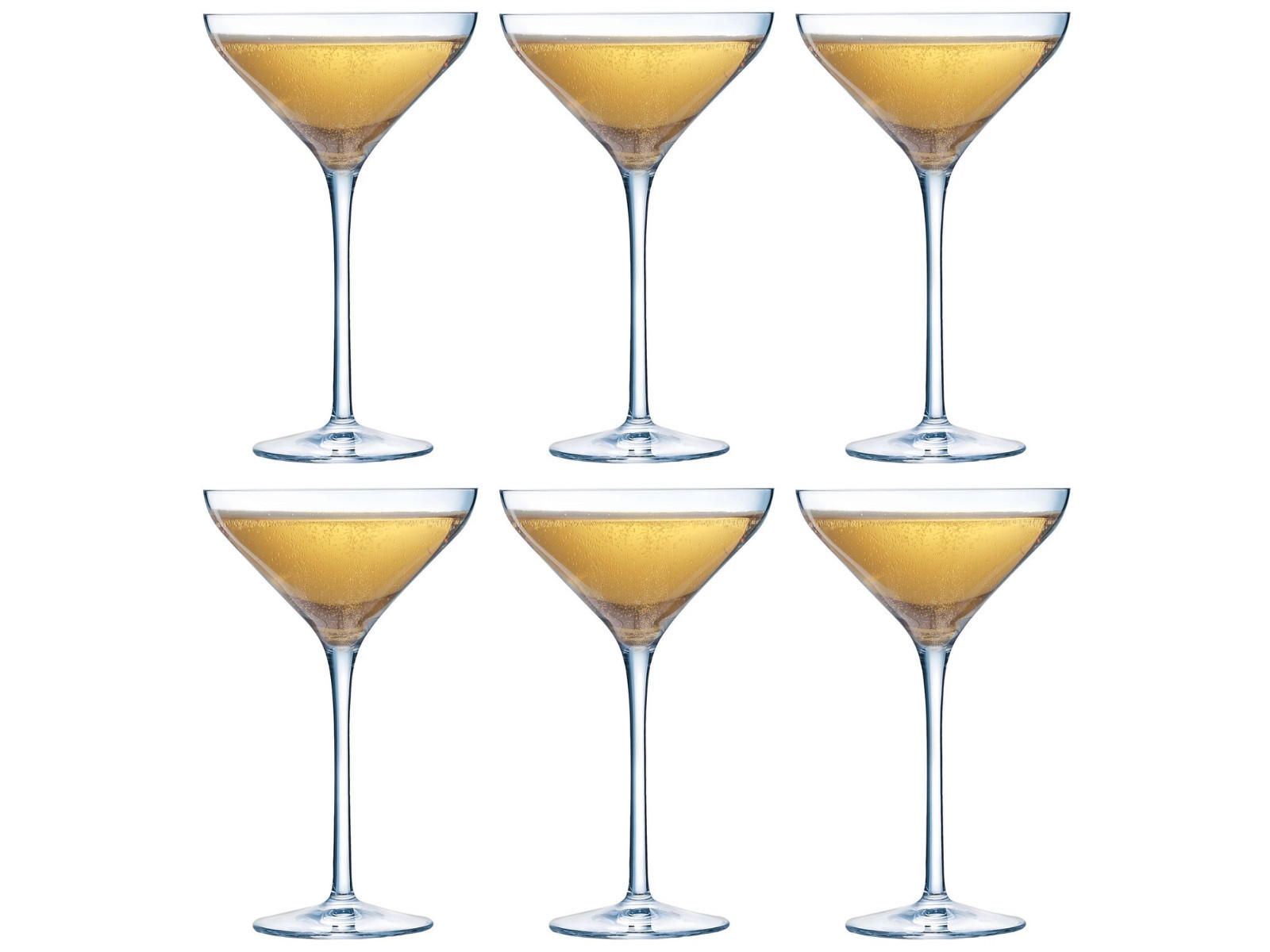 MARTINIGLAS Cocktailgläser New Martini 210 ml - 6 Stücke - Transparent, Glas (0.21L)