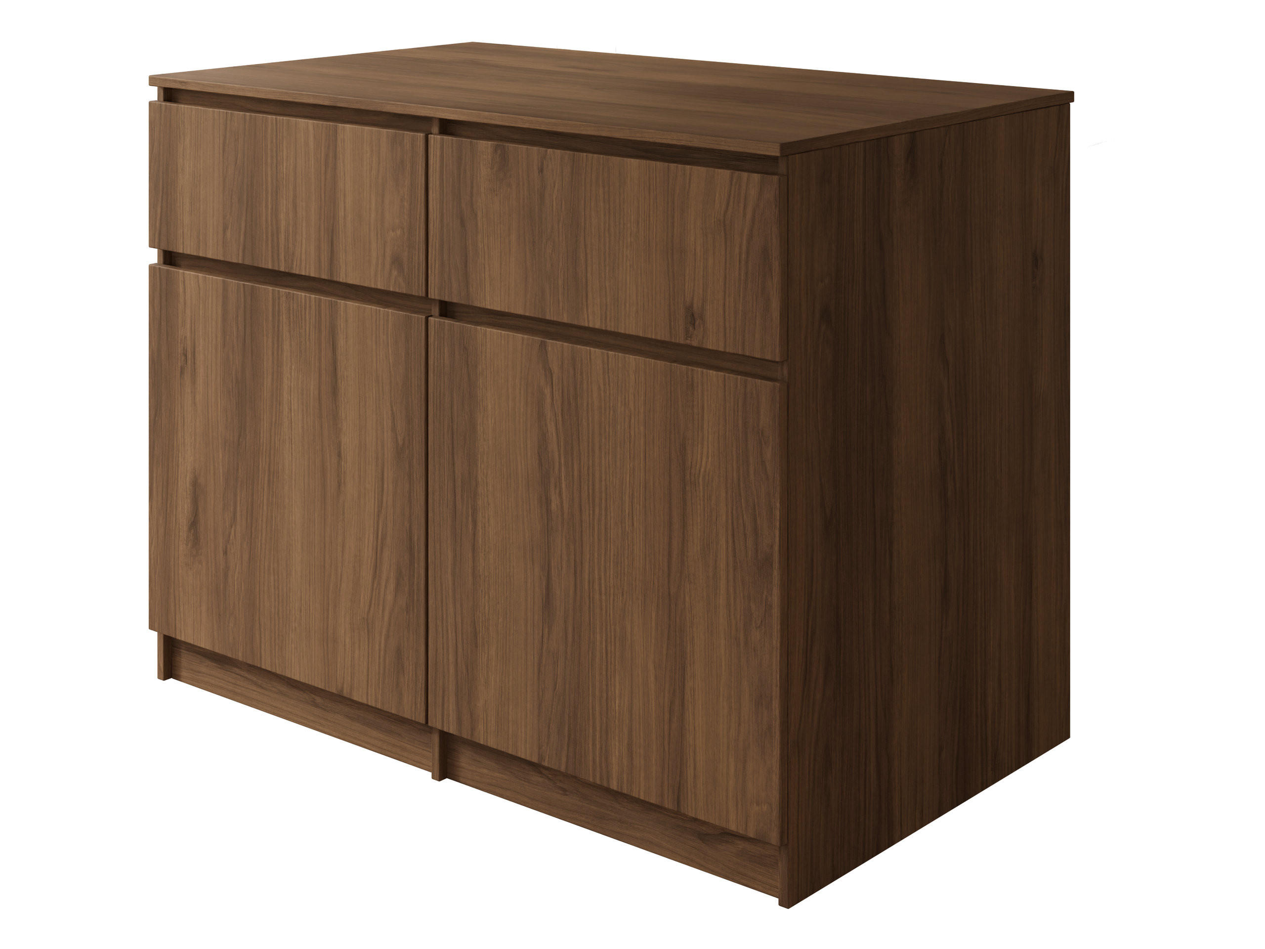 KÜCHENINSEL Ceronis - Nussbaumfarben, Holzwerkstoff (120/95/74cm) - MIRJAN24
